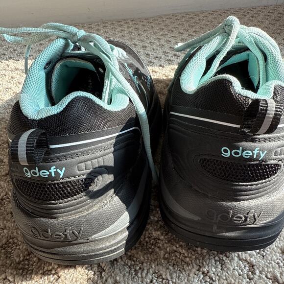 GDEFY Gravity Defyer Comfort Fit Women Athletic Shoes Black 10 NO INSOLES - Picture 8 of 16